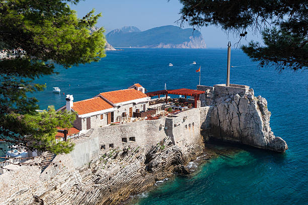istock Harbor in Petrovac city, Montenegro 177869901