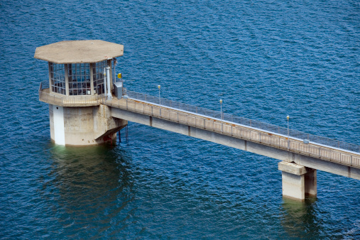 Dam Control Building Dam Control Building Stock Photo - Download Image Now - Architecture ...