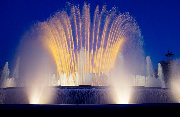 istock Magic fountain of Barcelona 177870443