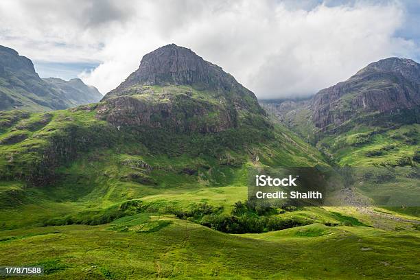 Beautiful Sunny Day In The Highlands Stock Photo - Download Image Now - Beauty In Nature, Blue, Cloud - Sky