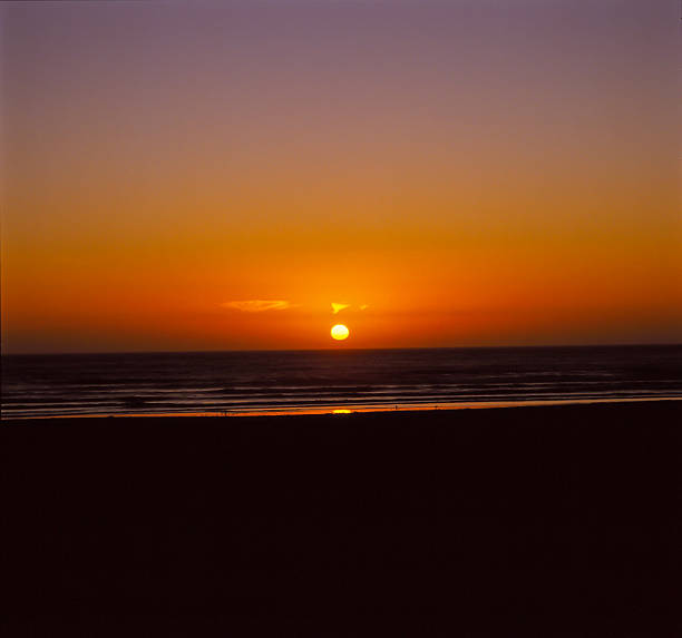 ocean sunset sunrise stock photo