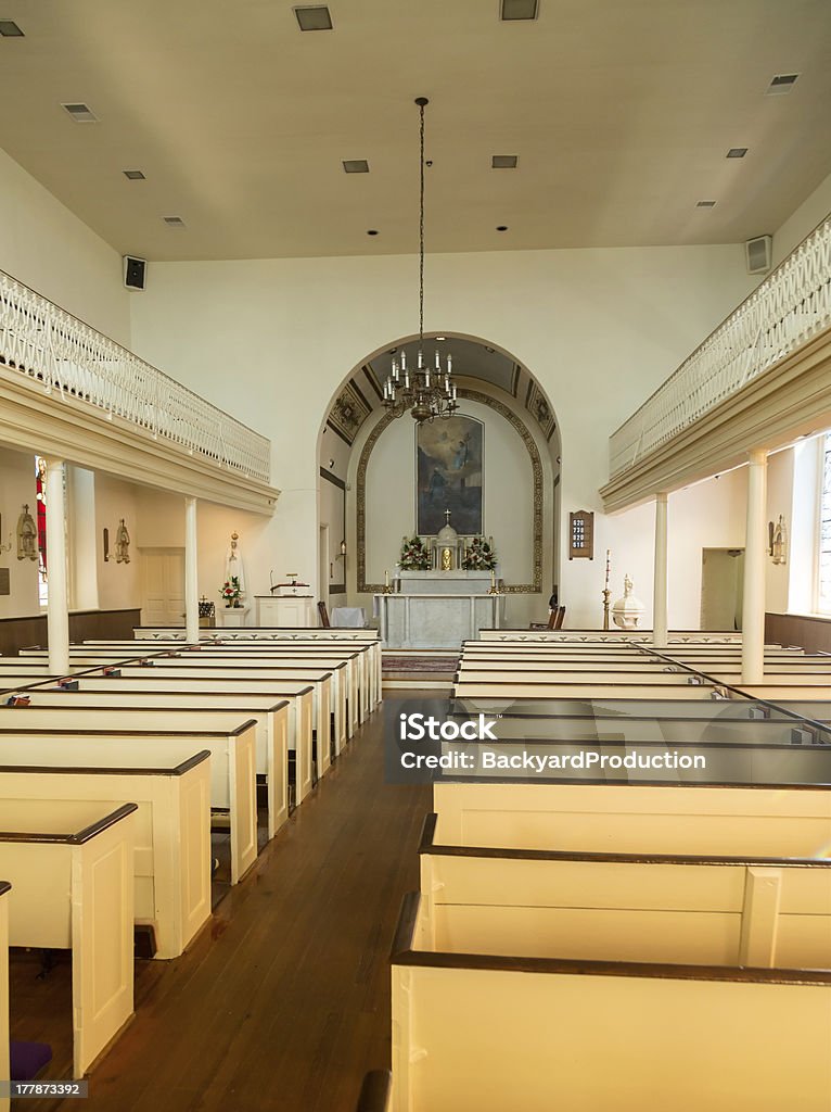 St Ignatius church Chapel Point Maryland Interior of St Ignatius oldest continuously used church in the USA Maryland - US State Stock Photo