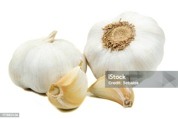 Garlic Stock Photo - Download Image Now - Crop - Plant, Cut Out, Food