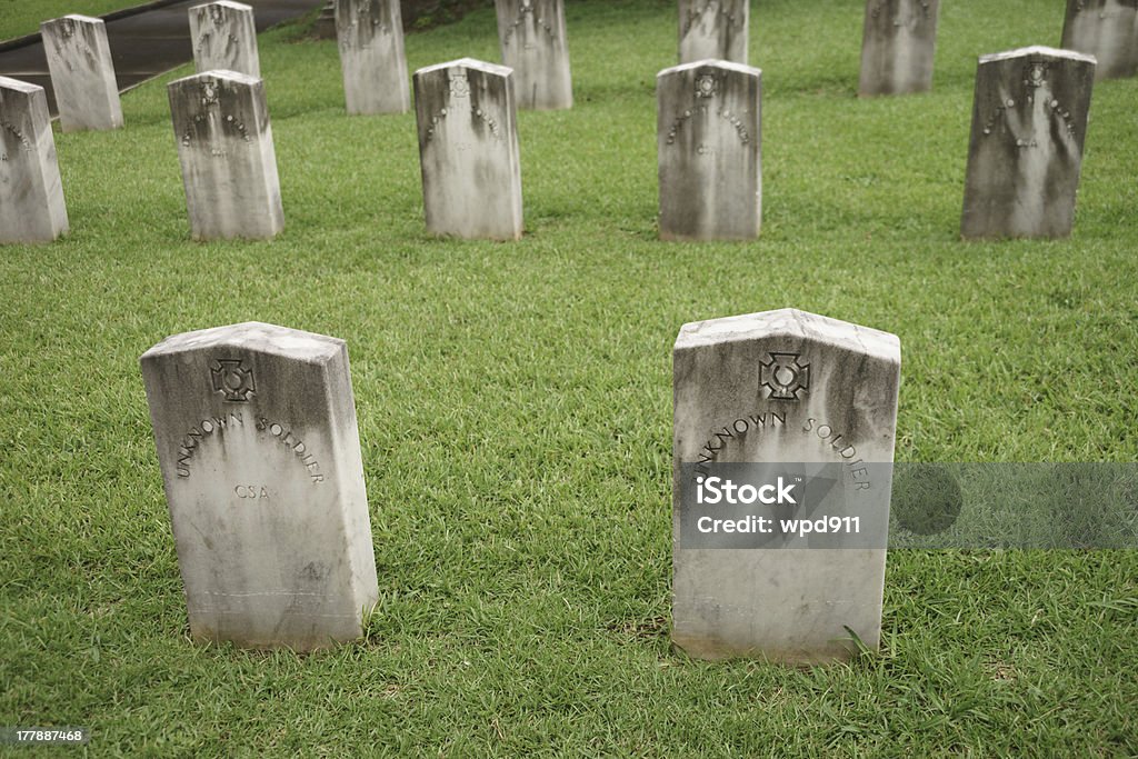 Unknown Soldier Gravestone - Стоковые фото Confederate States of America роялти-фри