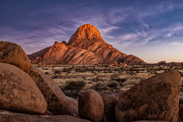 Sunrise in the Spitzkoppe area in Namibia