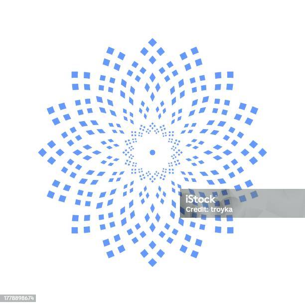 Decorative Radial Pattern Stock Illustration - Download Image Now ...