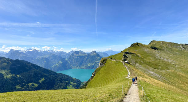 istock Green mountain with trail 1778916702