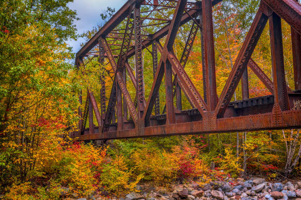 istock Rail Trestle at Autumn 1778922878