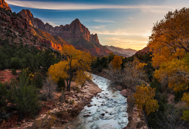 istock Evening over Zion's Watchman 1778930944