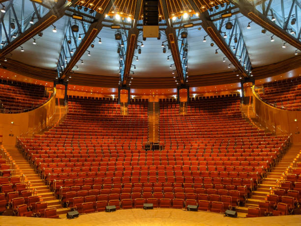 Grand Piano on Stage