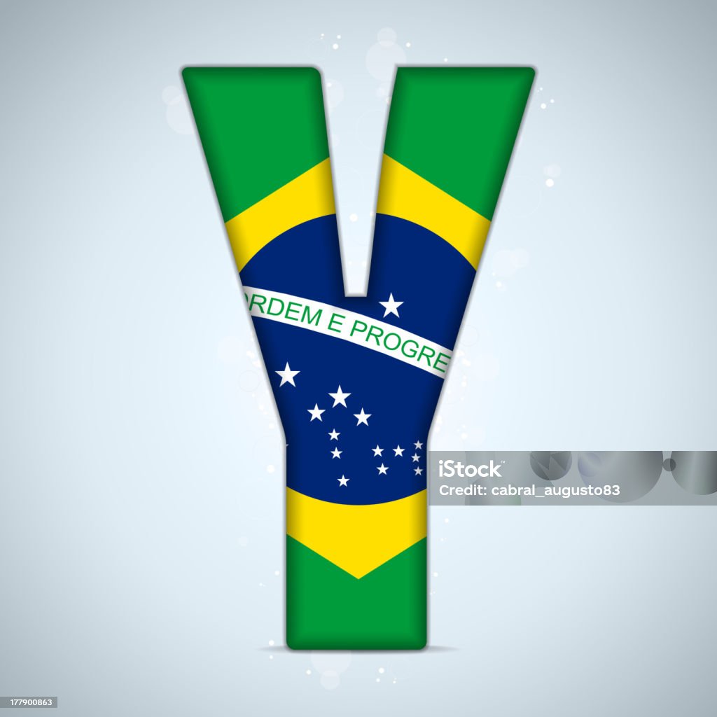 Brazil Large Letters Brazil Alphabet Letters Stock Illustration - Download Image Now ...