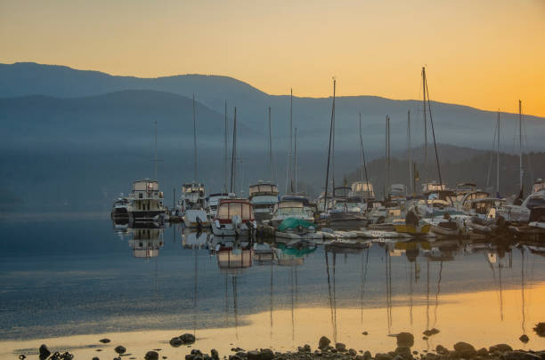 istock Golden morning light at Deep Cove 1779072342