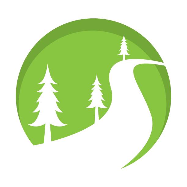River Logo Template vector icon illustration design