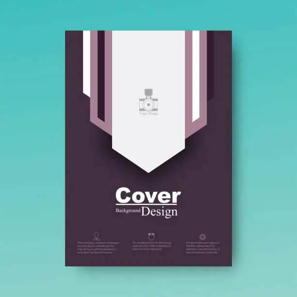 Vector illustration of Creative Cover Background Design Flyer Template