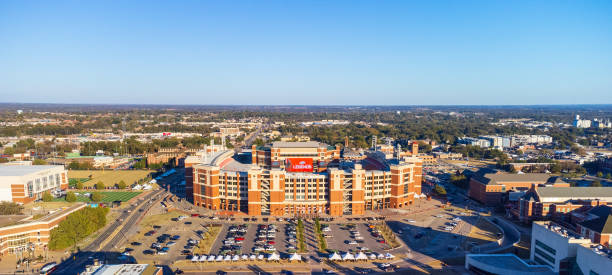 Boone Pickens Stadium is home to the Oklahoma State University football team Stillwater, OK - November 3, 2023: Boone Pickens Stadium is home to the Oklahoma State University football team oregon state university stock pictures, royalty-free photos & images