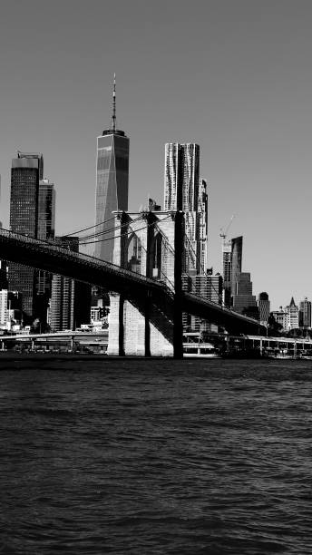 istock Manhattan skyline shot from Brooklyn bridge 1779278553