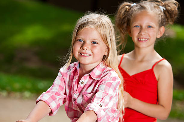 istock Two friends together in park. 177933433