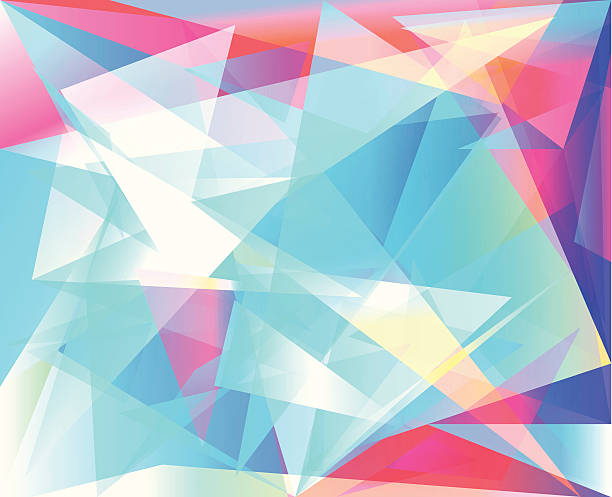 triangle abstract background vector art illustration