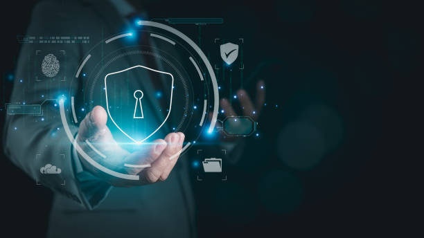 istock Businessman holds phone and login padlock icon Represents protection against external hacking of the system. Security concepts for protecting against code, viruses, firmware, and malware 1779389864
