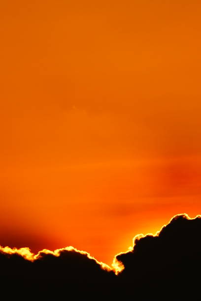 istock Sunset sky orange red sky orange cloud outdoor summer nature 1779412921