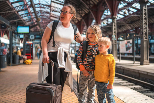 istock Caucasian Family on Copenhagen Platform 1779456360