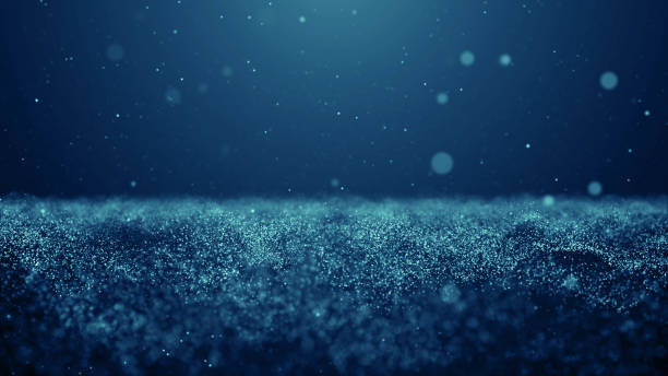 istock Particles Blue dust abstract light bokeh motion titles cinematic background 1779461851