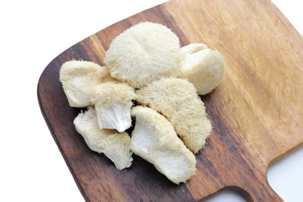 istock Fresh lion's mane mushroom. (Yamabushitake Mushroom) 1779480049