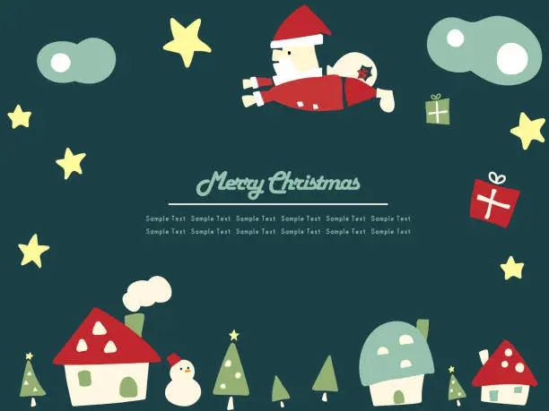 Vector illustration of This is a Christmas background.