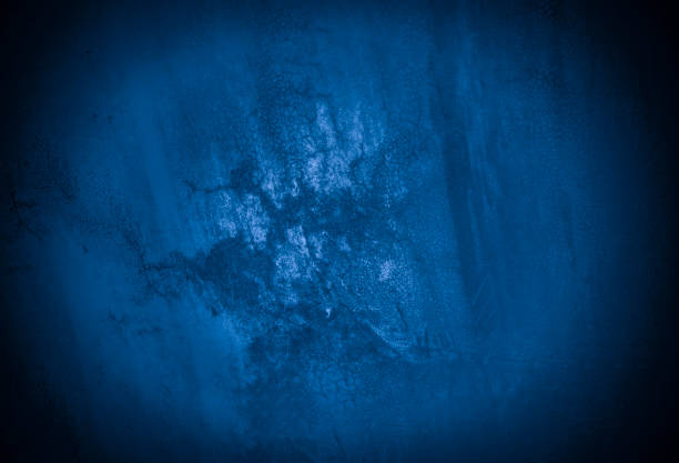 istock Old wall pattern texture cement blue dark abstract  blue color design are light with black gradient background. 1779537320