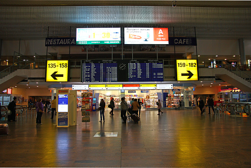 Moscow / Russia - 27 Sep 2012: Sheremetyevo Airport in Moscow, Russia
