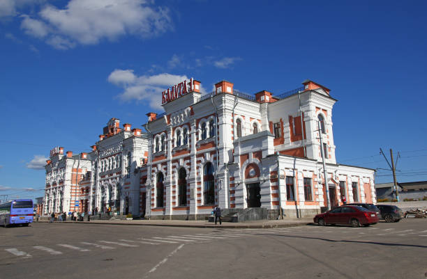 Kaluga / Russia - 17 Sep 2012: Railway station Kaluga in Russia