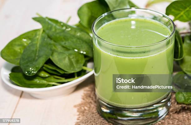 Healthy Spinach Juice Stock Photo - Download Image Now - Agriculture, Appetizer, Close-up