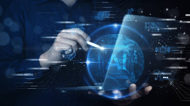 istock AI technology. AI intelligent, Automatics robot program, Auto AI chat. Application AI. 1779596778
