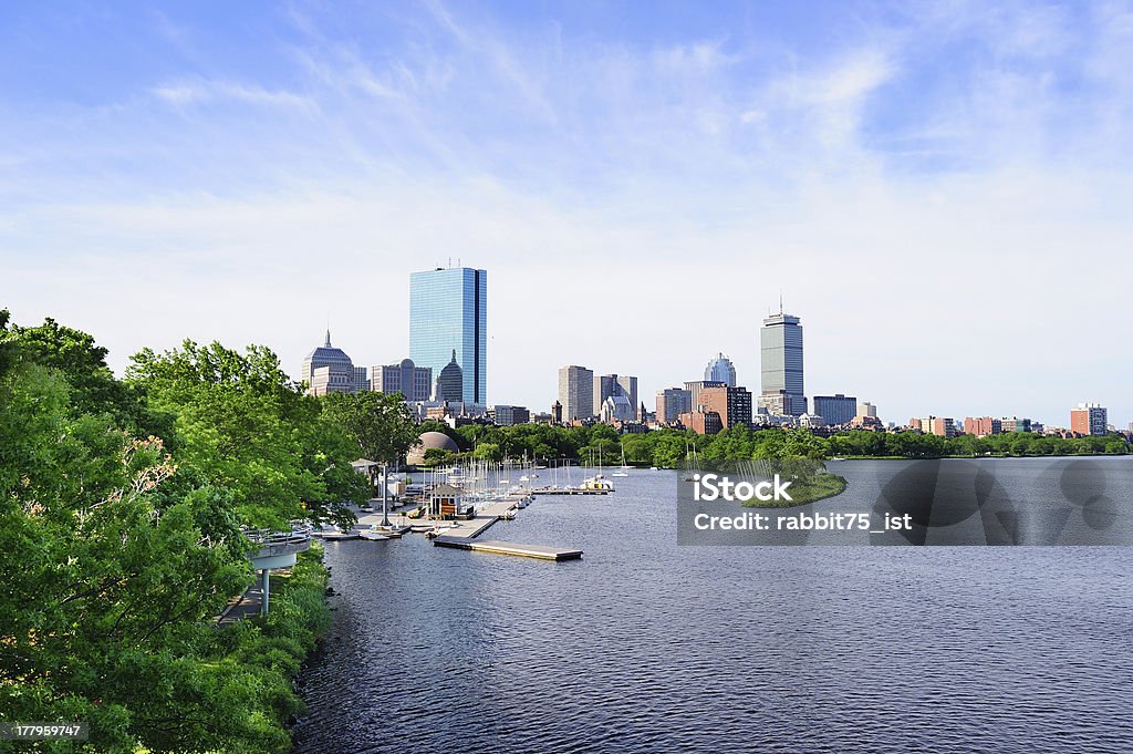 Horizonte de Boston - Foto de stock de Boston - Massachusetts libre de derechos