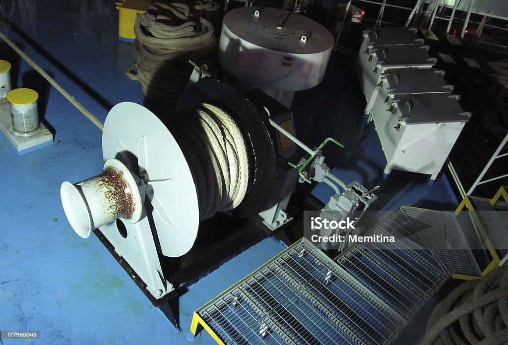 Nocturnal deck [b]Nocturnal image ship deck equipment detail.[/b]

[url=http://www.istockphoto.com/stock-photo-26440115-aboard-by-night.php][img]http://i.istockimg.com/file_thumbview_approve.php?size=2&id=26440115[/img][/url]  Aboard Stock Photo