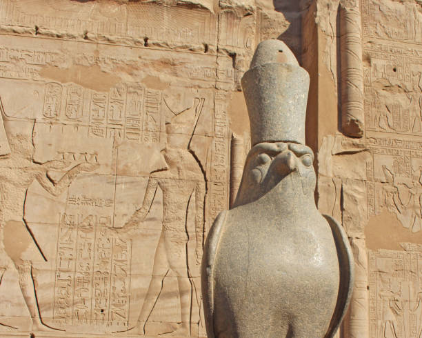 istock Ancient Horus Statue at Temple of Horus in Edfu, Egypt 1779656284