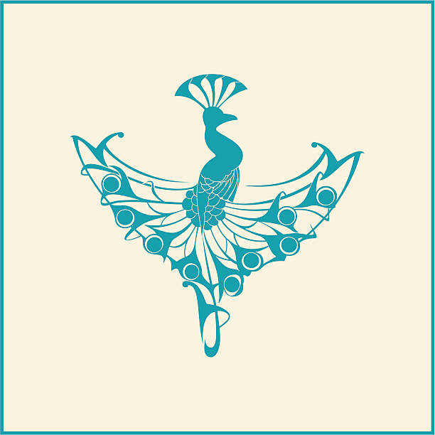 ilustraciones, imágenes clip art, dibujos animados e iconos de stock de peacock - feather peacock ornate vector