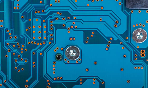 istock Close up of computer circuit board 1779661431