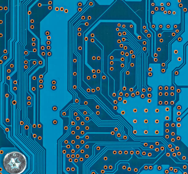 istock Close up of computer circuit board 1779661740
