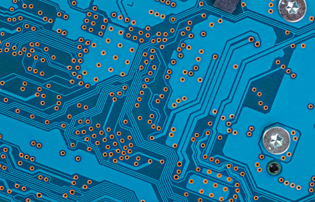istock Close up of computer circuit board 1779661765