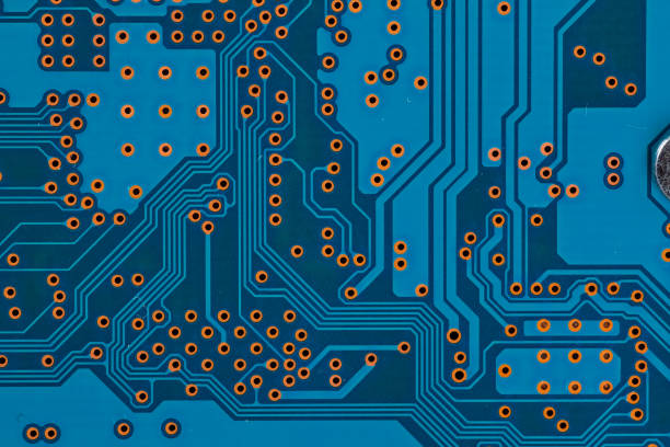 istock Close up of computer circuit board 1779662300