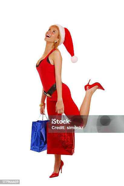 サンタ女性のショッピング - 1人のストックフォトや画像を多数ご用意 - 1人, 30代の女性, アイデア