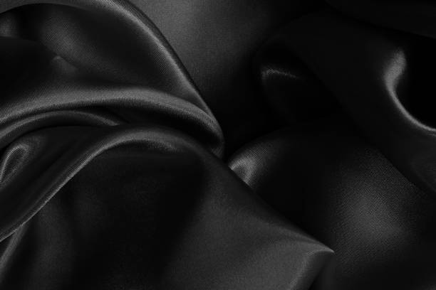 istock Black grey fabric texture background, detail of silk or linen pattern. 1779682064