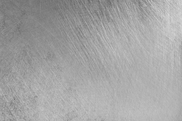istock texture of old aluminum metal with scratch for background. 1779682622