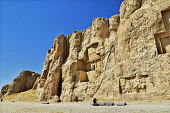 Nagsh-e Rostam tomb and necropolis in Persepolis, Iran