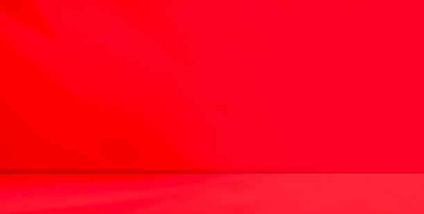 istock Red Background Abstract Gradient Light Studio Dark Floor Mockup Product Industry Texture Pattern Geometric Stage Stand Tech 3d Podium Promotion Template Bg Dark Platform Room Display Banner Backdrop. 1779709961