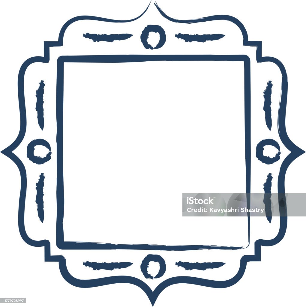 Frame Hand Draw Frame Hand Drawn Vector Illustration Stock Illustration - Download ...