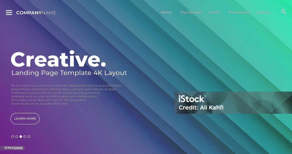 4k Landing Page Template Abstract Dynamic Modern Futuristic Multi ...