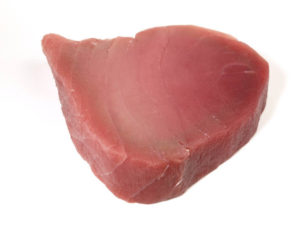 istock Tuna Fish Fillet isolated on white Background 1779736265