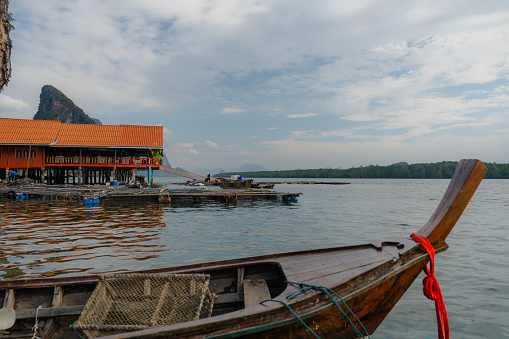 Thai taxi boat in Phang Nga National Park